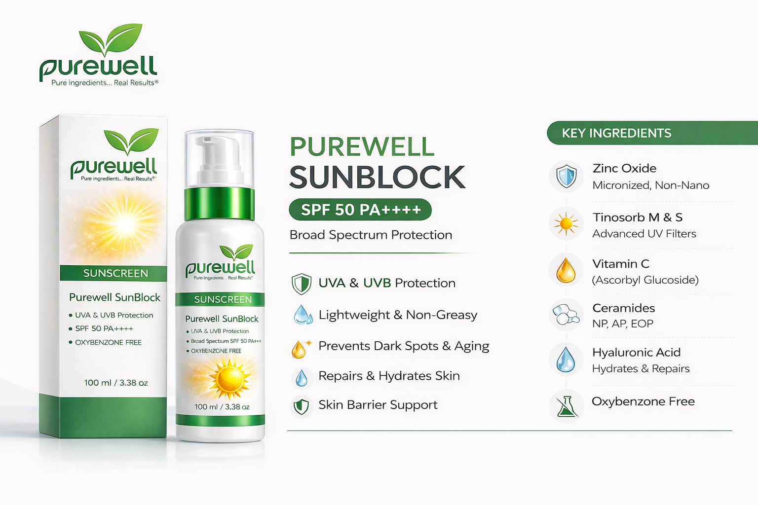 PUREWELL SUNSCREEN 